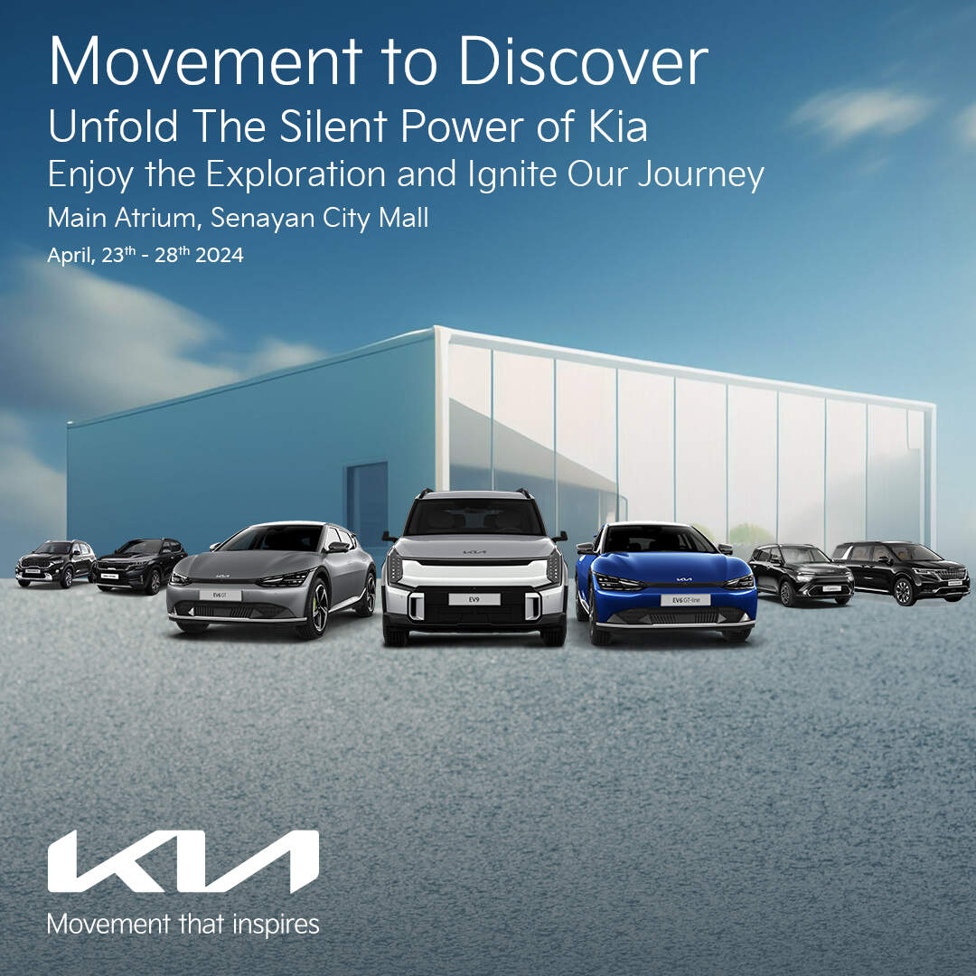 Roadshow ‘Kia Movement to Discover’ Berlanjut di Senayan City, Tampilkan 2 Mobil Listrik Futuristik Kia EV9 dan EV6